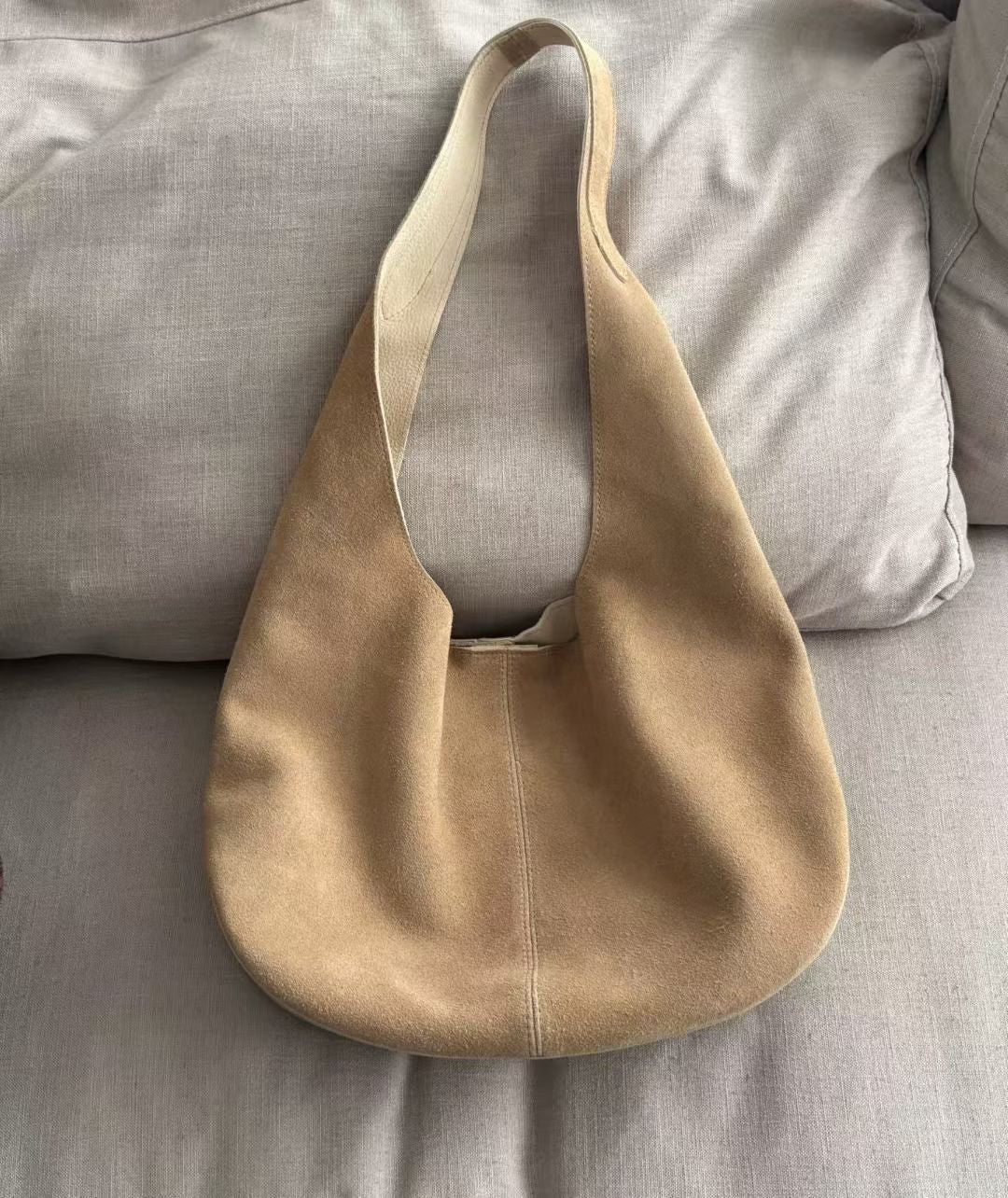Premium Suede Hobo Purse & Tote Bag for Women | Handcrafted Suede Bucket Bag