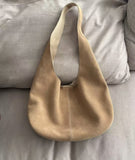 Premium Suede Hobo Purse & Tote Bag for Women | Handcrafted Suede Bucket Bag