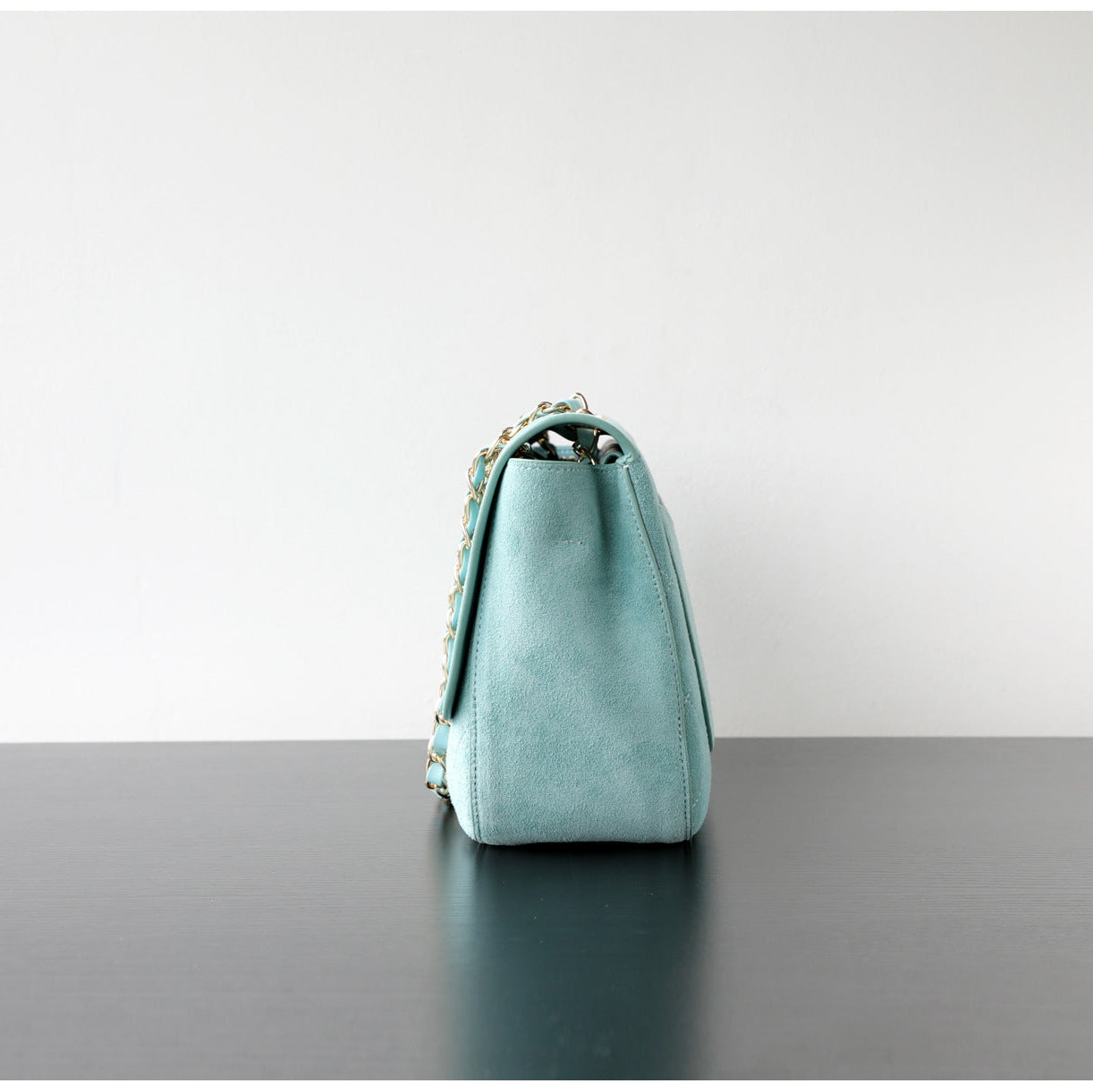 Quilted Suede Chain Flap Bag for Women | Vintage Matte Cowhide Shoulder & Crossbody Messenger Purse | Diamond-Quilted Autumn Winter Bag in Four Sizes