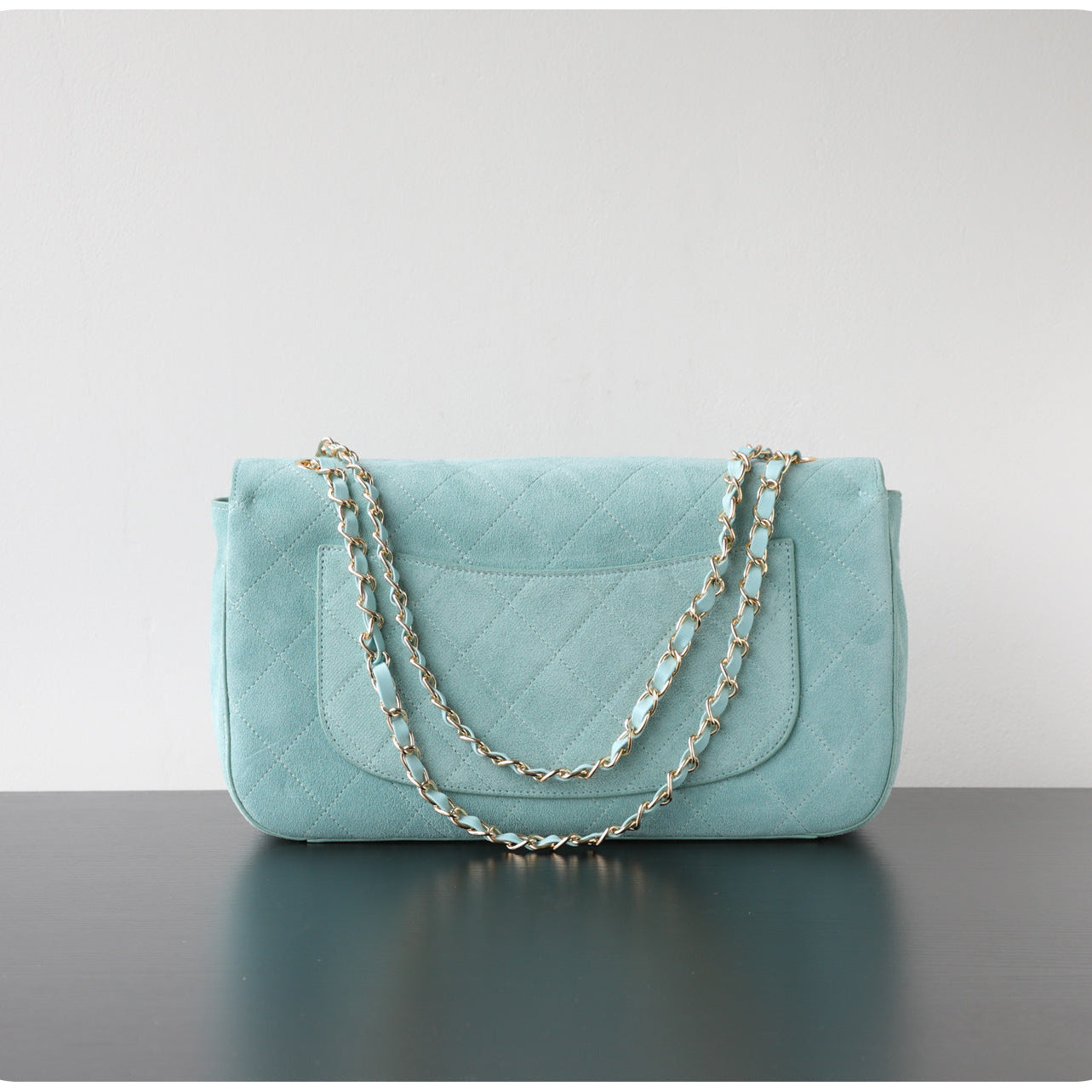 Quilted Suede Chain Flap Bag for Women | Vintage Matte Cowhide Shoulder & Crossbody Messenger Purse | Diamond-Quilted Autumn Winter Bag in Four Sizes