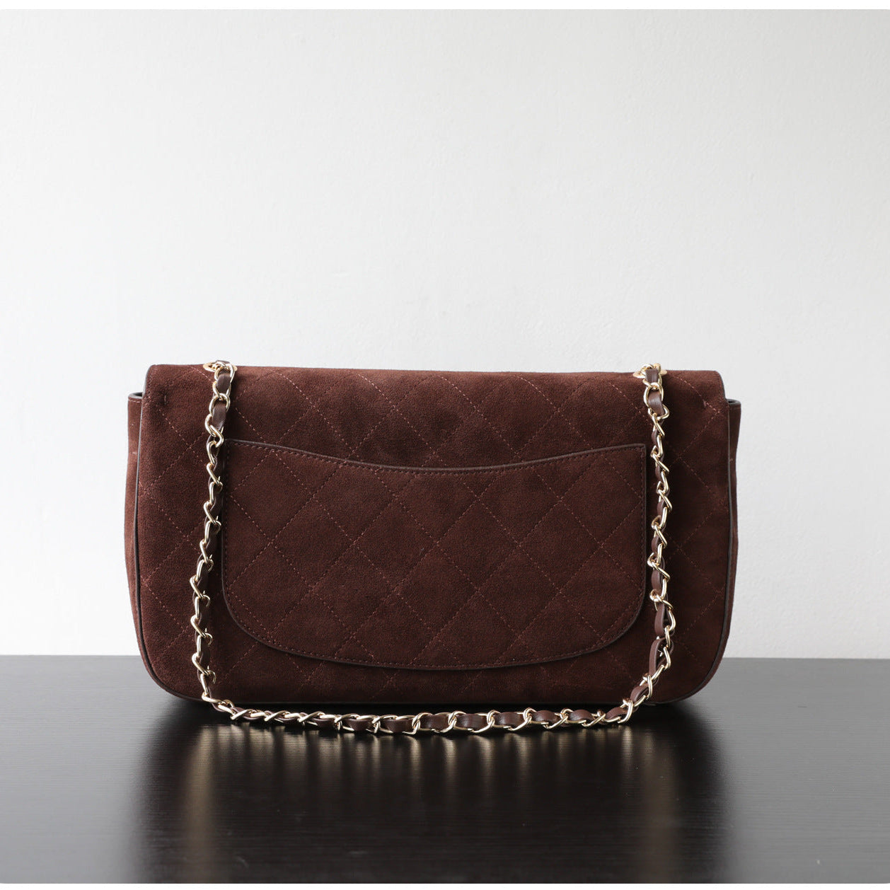 Quilted Suede Chain Flap Bag for Women | Vintage Matte Cowhide Shoulder & Crossbody Messenger Purse | Diamond-Quilted Autumn Winter Bag in Four Sizes