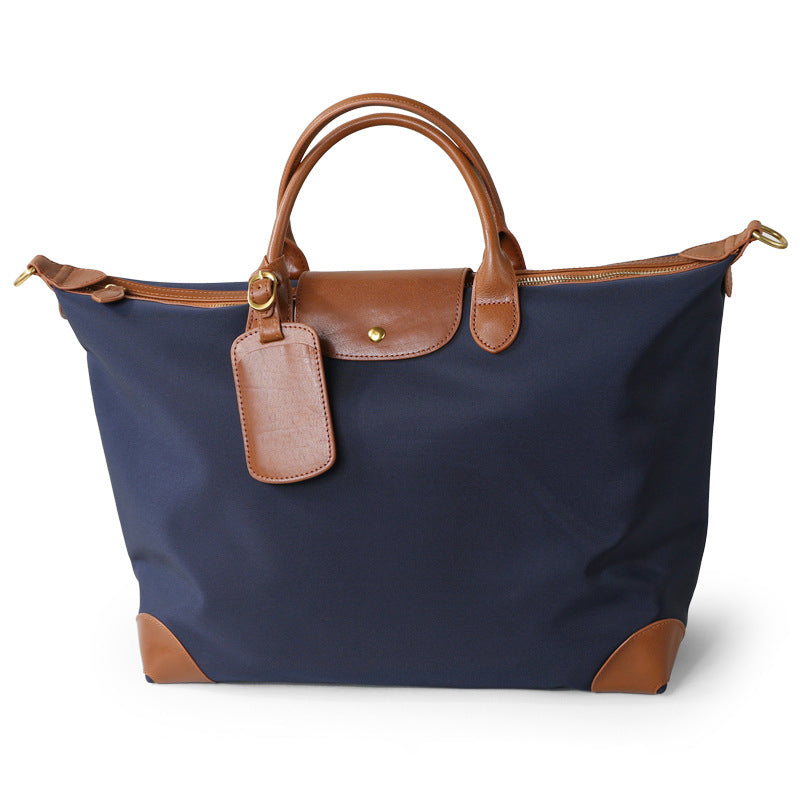 Recycled nylon cowhide tote bag colourways – handmade work tote available in multiple colours