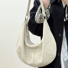 Slouchy Leather Boho Purses | Women's Soft Cowhide Boho Crossbody Bag