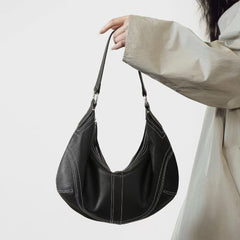 Slouchy Leather Boho Purses | Women's Soft Cowhide Boho Crossbody Bag