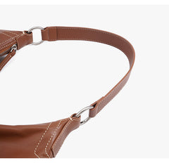 Slouchy Leather Boho Purses | Women's Soft Cowhide Boho Crossbody Bag