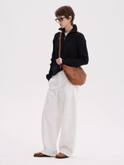 Slouchy Leather Boho Purses | Women's Soft Cowhide Boho Crossbody Bag