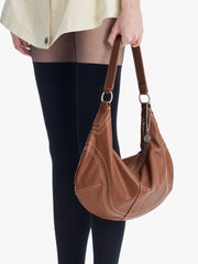 Slouchy Leather Boho Purses | Women's Soft Cowhide Boho Crossbody Bag