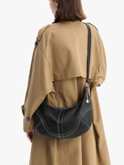 Slouchy Leather Boho Purses | Women's Soft Cowhide Boho Crossbody Bag