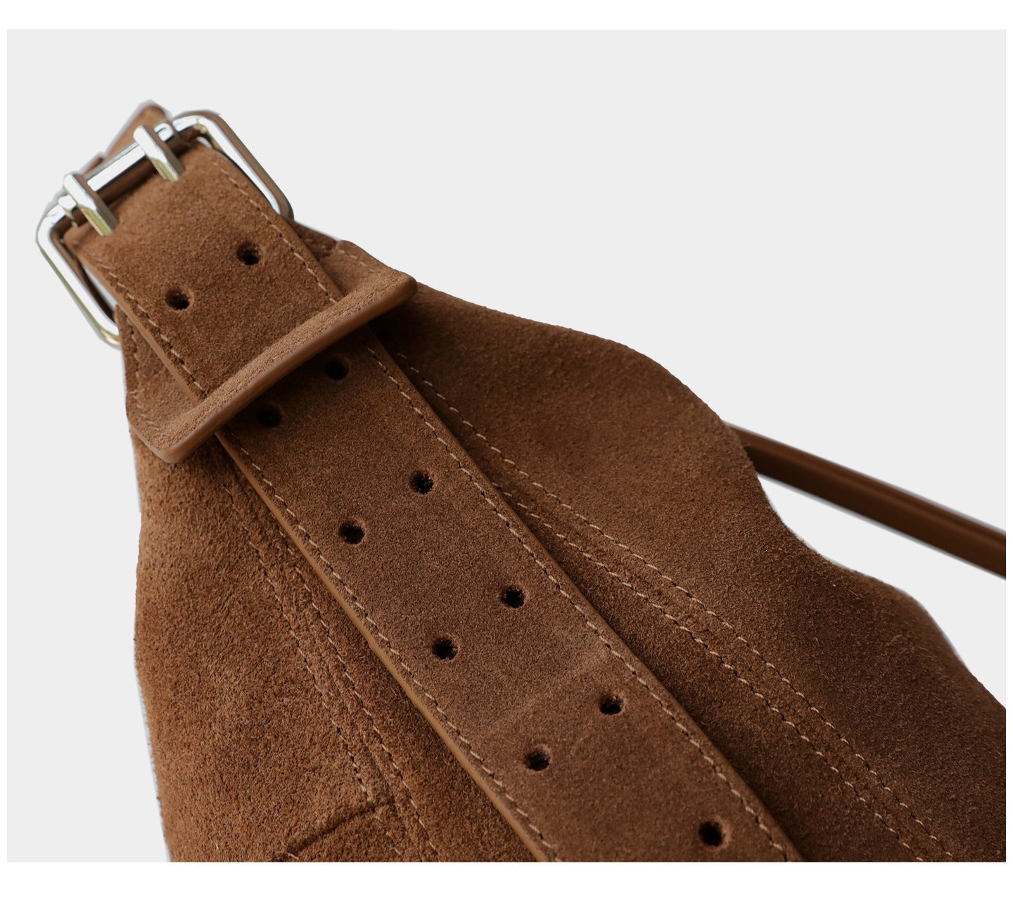 Suede Cowhide Leather Hobo Bag | Women's Slouchy Shoulder & Crossbody Tote