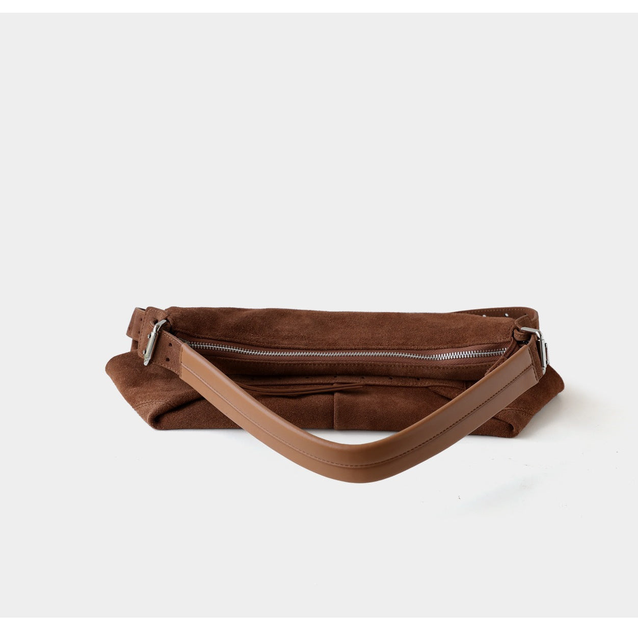Suede Cowhide Leather Hobo Bag | Women's Slouchy Shoulder & Crossbody Tote