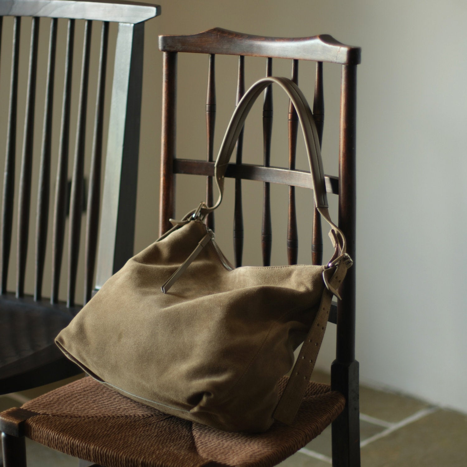 Suede Cowhide Leather Hobo Bag | Women's Slouchy Shoulder & Crossbody Tote