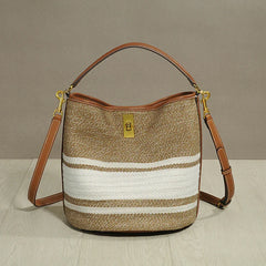 Suede Bag, Smooth & Pebbled Leather Bucket Bag | Crossbody & Top Handle Tote