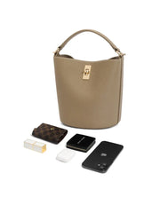 Suede Bag, Smooth & Pebbled Leather Bucket Bag | Crossbody & Top Handle Tote