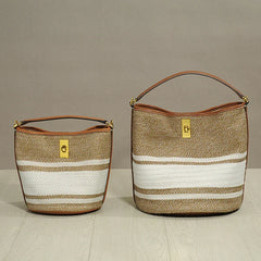 Suede Bag, Smooth & Pebbled Leather Bucket Bag | Crossbody & Top Handle Tote