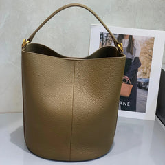 Suede Bag, Smooth & Pebbled Leather Bucket Bag | Crossbody & Top Handle Tote