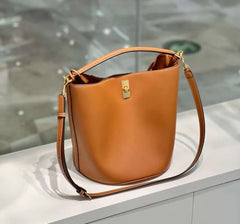 Suede Bag, Smooth & Pebbled Leather Bucket Bag | Crossbody & Top Handle Tote