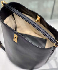 Suede Bag, Smooth & Pebbled Leather Bucket Bag | Crossbody & Top Handle Tote