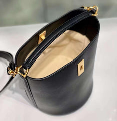 Suede Bag, Smooth & Pebbled Leather Bucket Bag | Crossbody & Top Handle Tote
