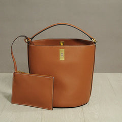 Suede Bag, Smooth & Pebbled Leather Bucket Bag | Crossbody & Top Handle Tote