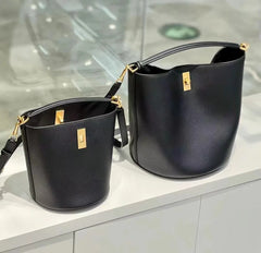Suede Bag, Smooth & Pebbled Leather Bucket Bag | Crossbody & Top Handle Tote