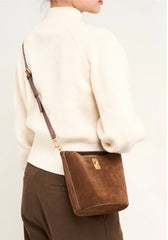 Suede Bag, Smooth & Pebbled Leather Bucket Bag | Crossbody & Top Handle Tote