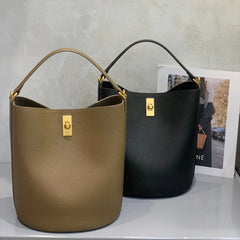 Suede Bag, Smooth & Pebbled Leather Bucket Bag | Crossbody & Top Handle Tote