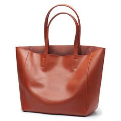 TOTE leather bag, GENUINE leather bag, Large beige leather bag, Laptop, tablet bag, leather bag for books, leather shopper, Caffe Latte