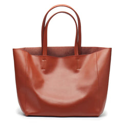 TOTE leather bag, GENUINE leather bag, Large beige leather bag, Laptop, tablet bag, leather bag for books, leather shopper, Caffe Latte