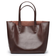 TOTE leather bag, GENUINE leather bag, Large beige leather bag, Laptop, tablet bag, leather bag for books, leather shopper, Caffe Latte