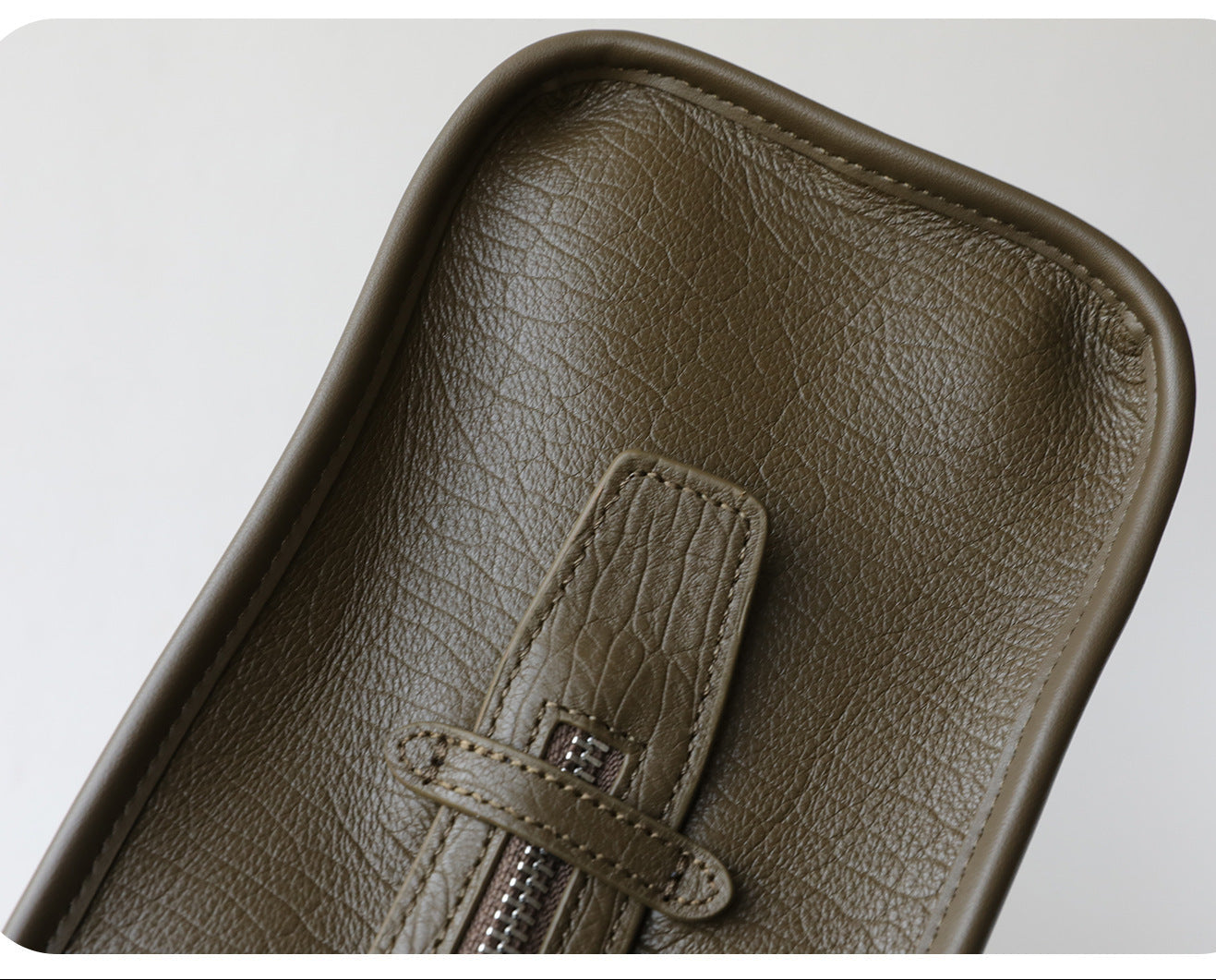 Textured Full Grain Cowhide Leather Boston Bag | Women's Shoulder & Crossbody Bag