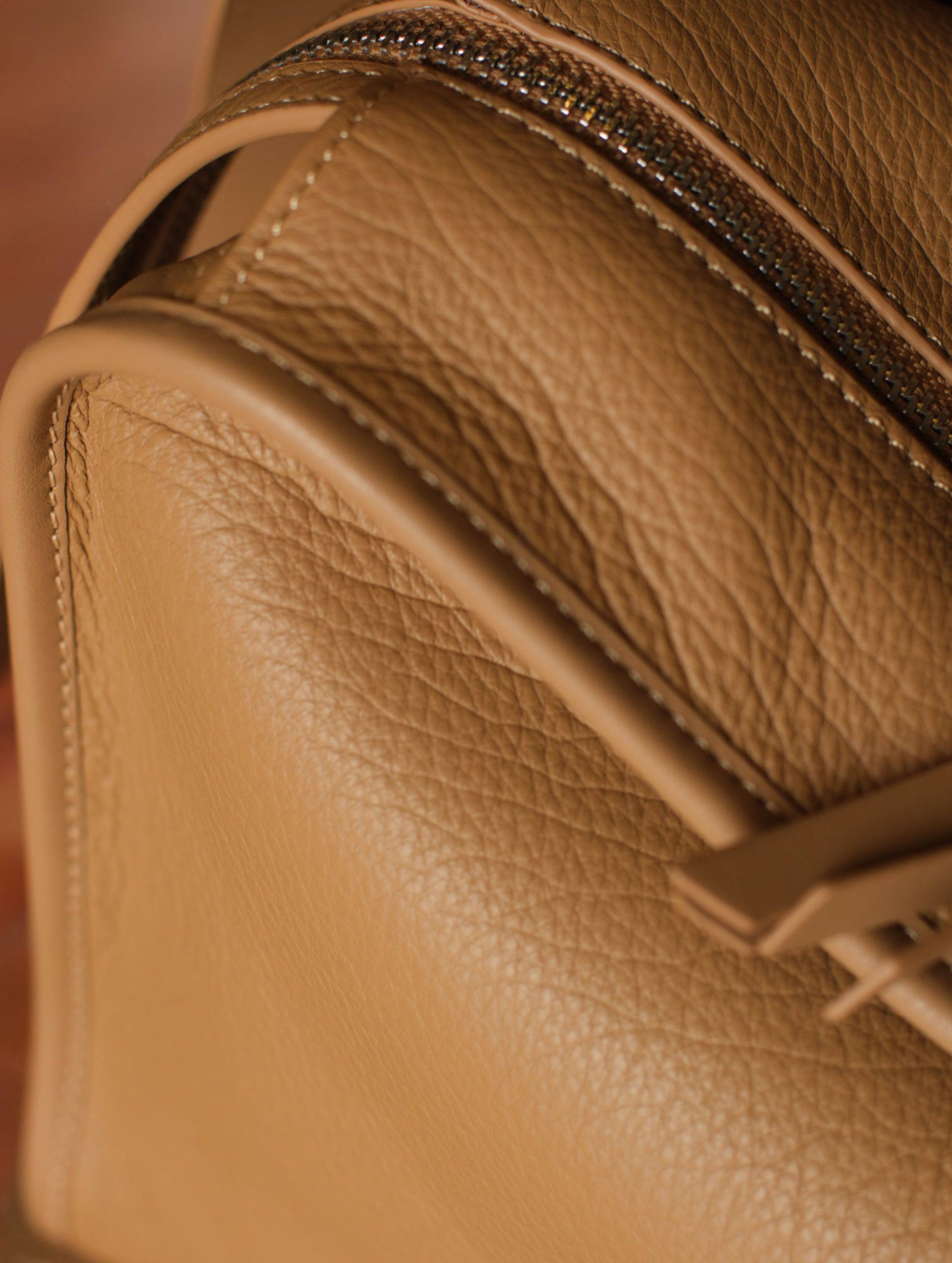 Textured Full Grain Cowhide Leather Boston Bag | Women's Shoulder & Crossbody Bag