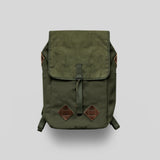 Vintage Distressed Canvas & Leather Backpack | Unisex Outdoor Commuter Rucksack