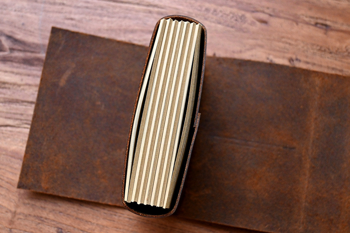 Vintage Leather Journal with Combination Lock | Handmade Full Grain Leather Diary Notebook