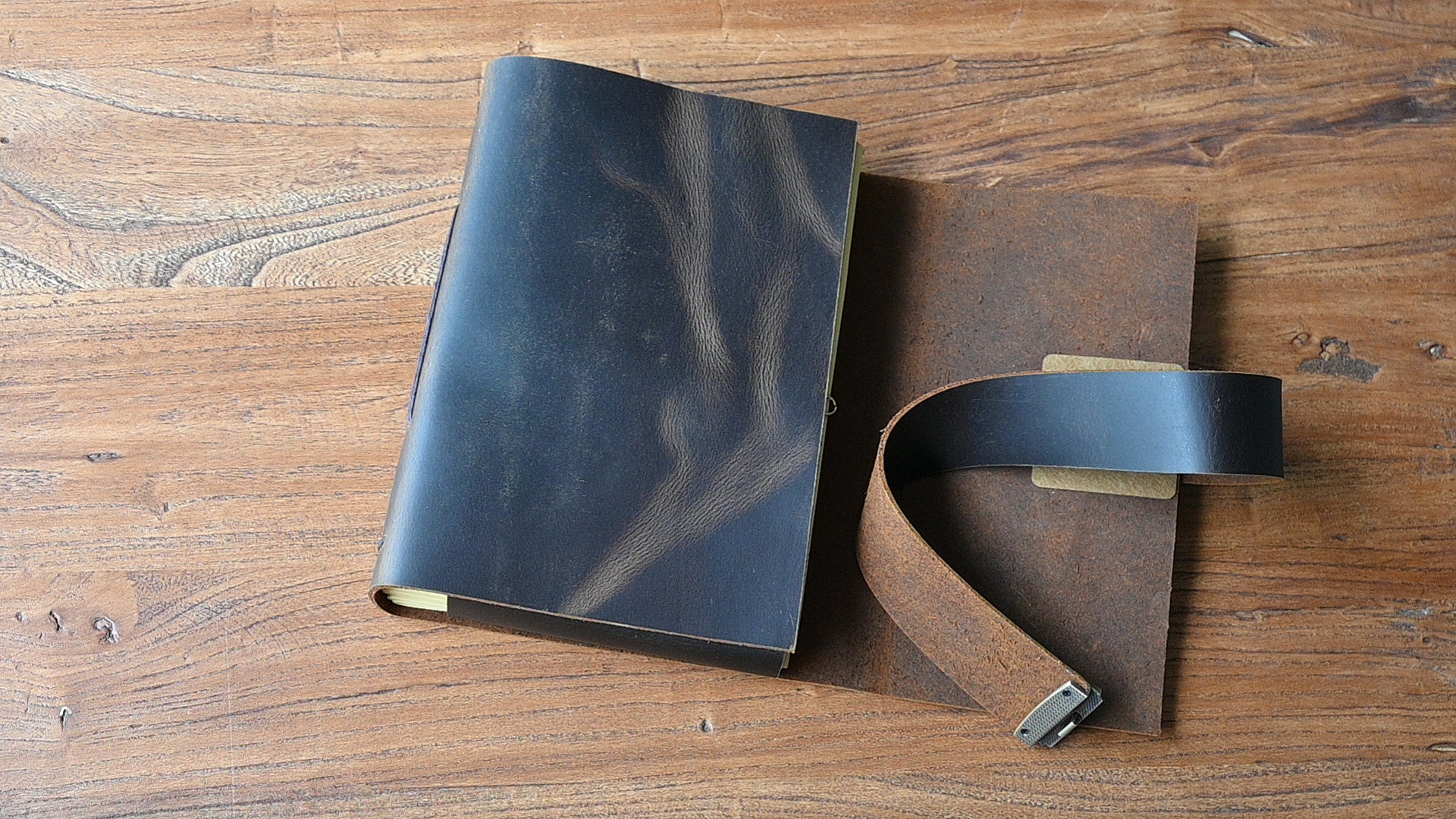 Vintage Leather Journal with Combination Lock | Handmade Full Grain Leather Diary Notebook