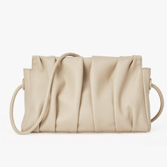 Women Soft Leather Shoulder Cloud Bag, Leather Hobo Purse, Leather Pouch, Gift for Her, Real Genuine Leather Bag