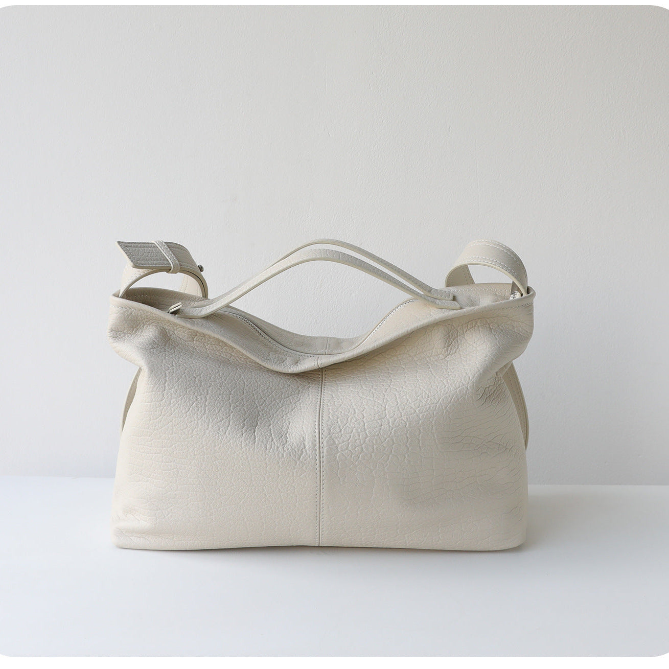 Women’s Premium Slouchy Grain Cowhide Hobo Bag | Versatile Large Leather Crossbody & Shoulder Bag for Work