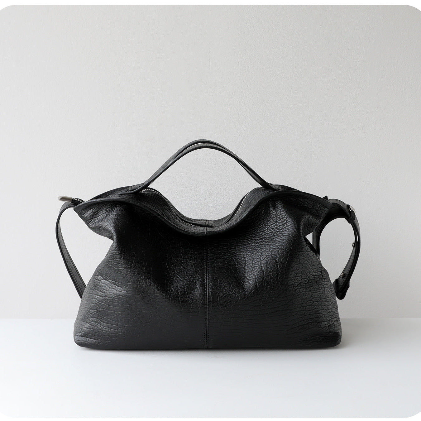 Women’s Premium Slouchy Grain Cowhide Hobo Bag | Versatile Large Leather Crossbody & Shoulder Bag for Work