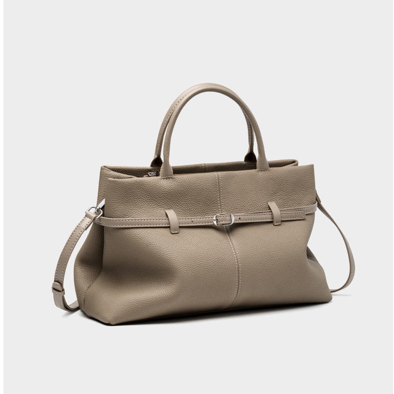 Women's Slouchy Grain Cowhide Leather Hobo Bag | Large Leather Crossbody & Shoulder Bag | Versatile Work Handbag for Women