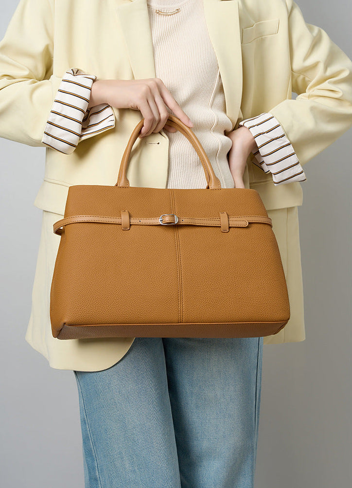 Women's Slouchy Grain Cowhide Leather Hobo Bag | Large Leather Crossbody & Shoulder Bag | Versatile Work Handbag for Women