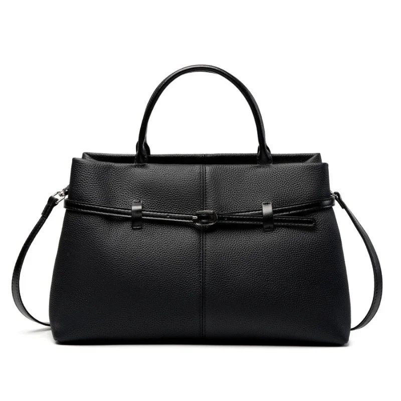 Women's Slouchy Grain Cowhide Leather Hobo Bag | Large Leather Crossbody & Shoulder Bag | Versatile Work Handbag for Women