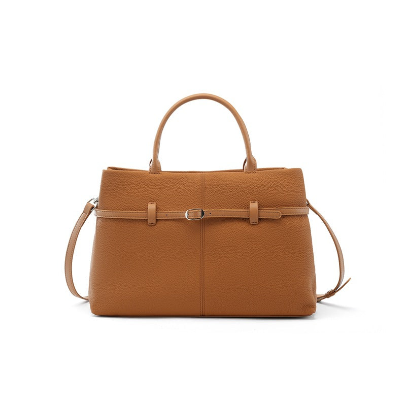 Women's Slouchy Grain Cowhide Leather Hobo Bag | Large Leather Crossbody & Shoulder Bag | Versatile Work Handbag for Women