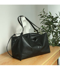 Women’s Soft Cowhide Leather Crossbody Bag, Large Bowling Bag, Slouchy Boho Tote for Everyday Use