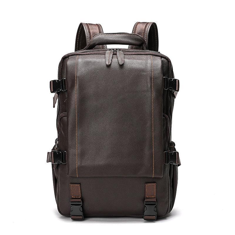 Black Leather Backpack for Women and Men Genuine Leather Travelling Bag Laptop Bag Travel Backpack Shoulder Bag Best Satchel Bag - Alexel Crafts