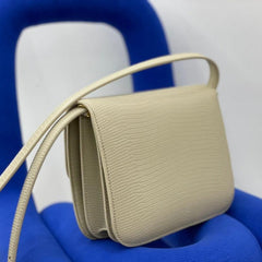 Calfskin Leather Bag Italian Leather Box Bag Designer Bag, Classic Crossbody Bag, Shoulder Bag, Minimalist Genuine Leather Purse - Alexel Crafts