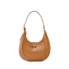 Everyday Leather Croissant Bag | Sleek Elegance Hobo Shoulder Bag | Women Crossbody Bag For Wedding or Party - Alexel Crafts