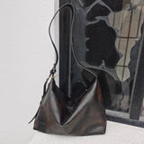 Handcrafted Luxurious Italian Full Grain Leather Hobo Bag Trio Vibrant - Alexel Crafts