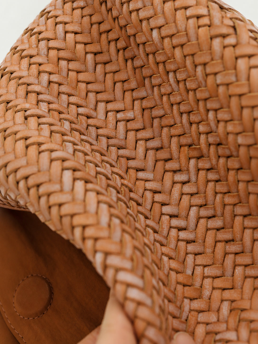 Handwoven Full Grain Leather Hobo Bag | Vintage Basketweave Shoulder & Crossbody Bag