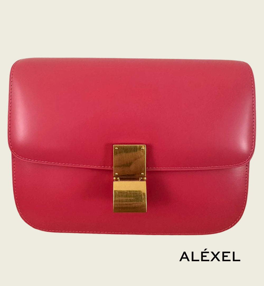 Italian Calfskin Leather Bag, Designer Bag, Italian Leather Box Bag, Classic Crossbody Bag, Shoulder Bag, Minimalist Genuine Leather Purse - Alexel Crafts