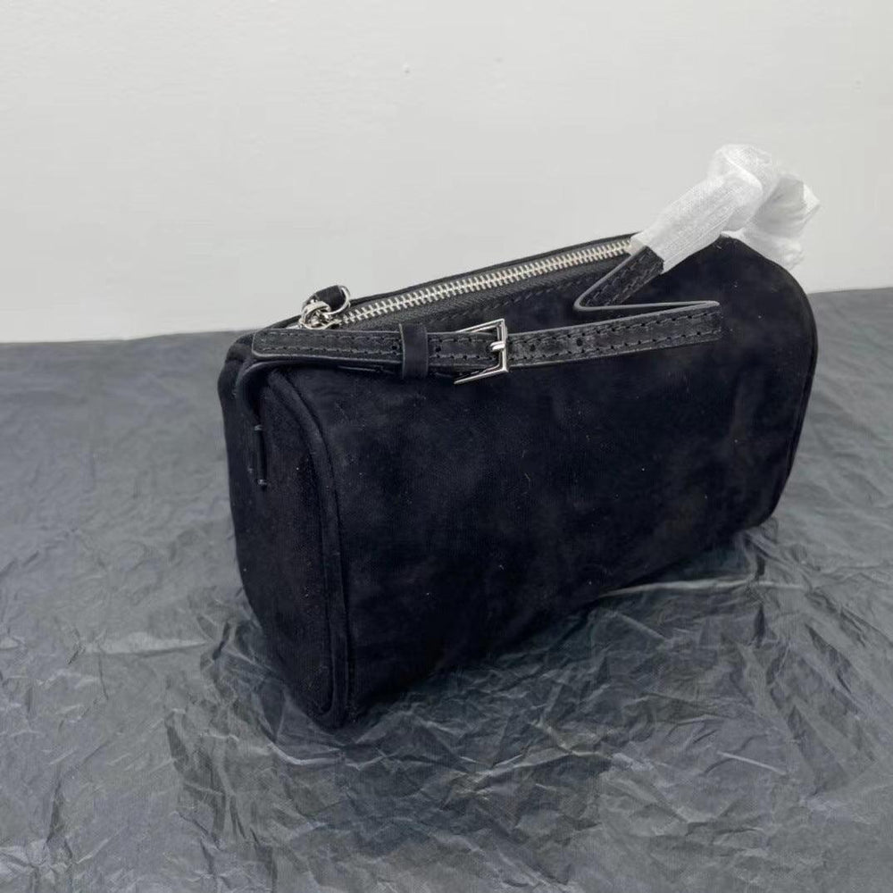 Lambskin Leather Boston Bag, Mini Designer Bag, Leather Box Bag, Classic Leather Handbag, Minimalist Genuine Leather Purse - Alexel Crafts