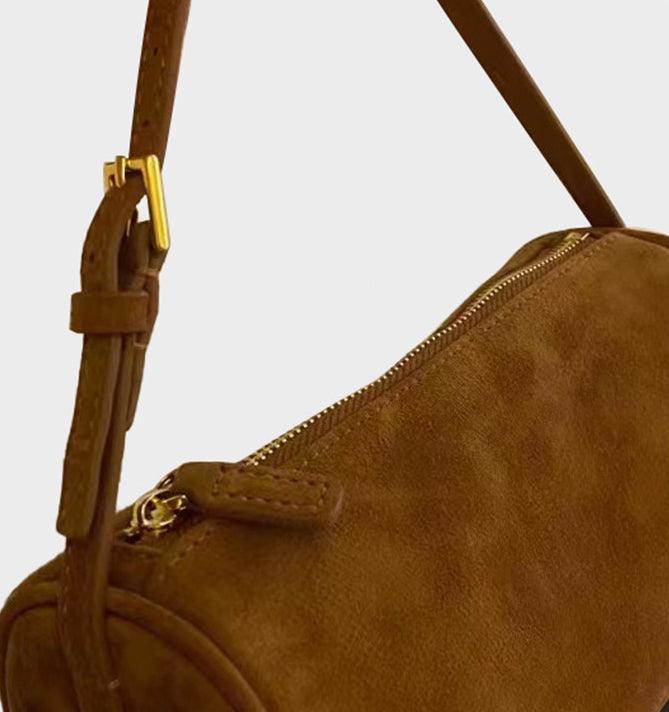 Lambskin Leather Boston Bag, Mini Designer Bag, Leather Box Bag, Classic Leather Handbag, Minimalist Genuine Leather Purse - Alexel Crafts